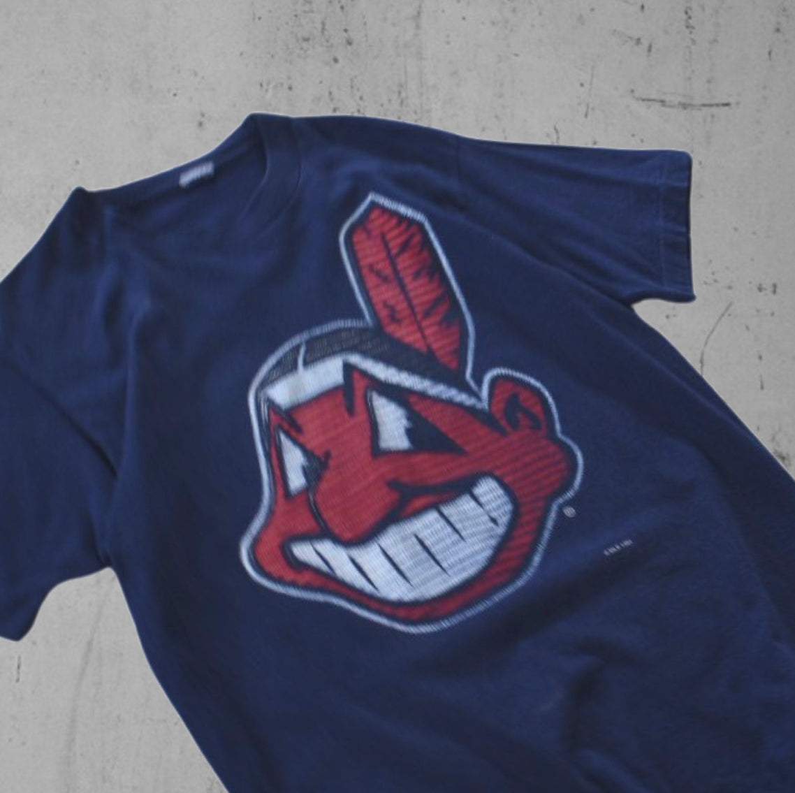 Cleveland Indians Big Logo Tee (M)