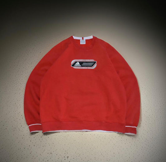 Adidas Crewneck Embroidered Sweater (L)