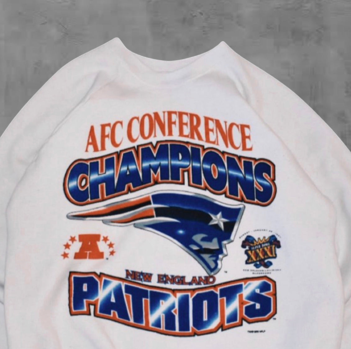 AFC Conference Champions New England Patriots Crewneck Sweater (XL)