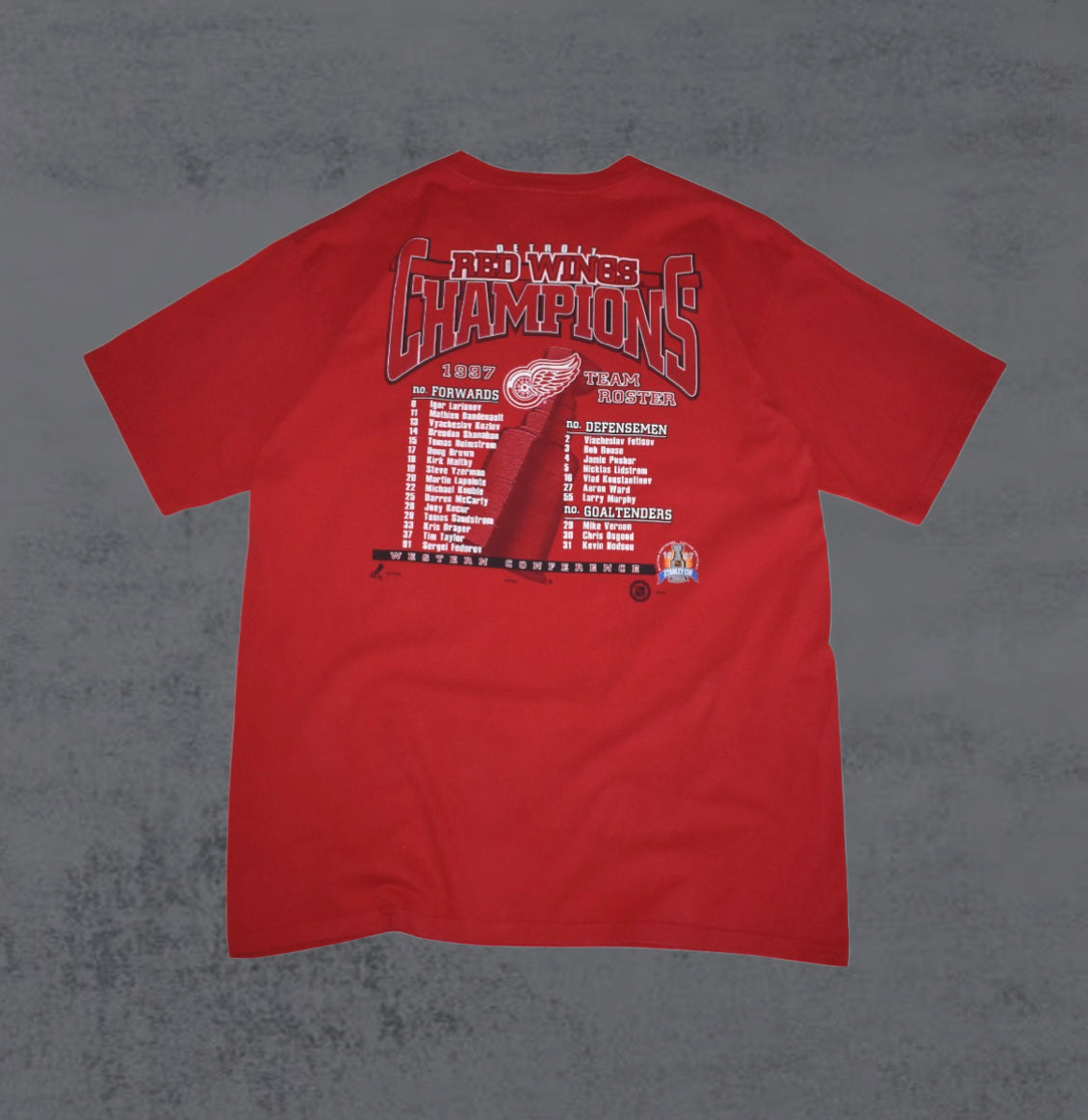 Stanley Cup 1997 Champions Detroit Red Wings Tee (XL)