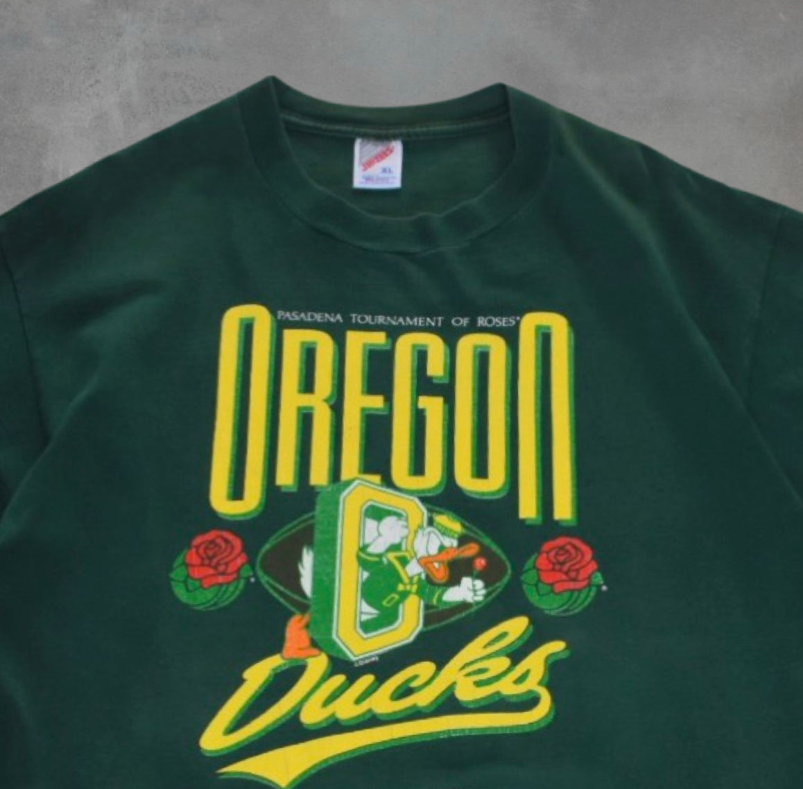 Vintage Pasadena Tournament of Roses Oregon Ducks Tee (XL)